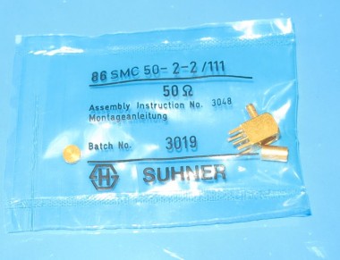86SMC50-2-2/111 soldering Terminals for RG178 coax cabel 