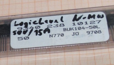 BUK104-50L Logic Level MOSFET 15A 50V 5-Pin 