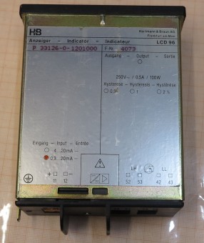H&B LCD 96 Normsignal Anzeige 