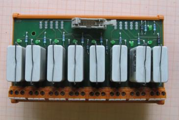 Weidmüller 8-Fach Relais für Hutschiene 24V 