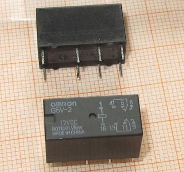 G5V-1 Omron 2* Wechsler  Spule 12V 