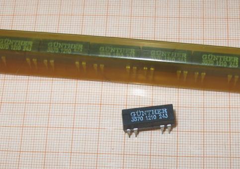 GÜNTHER 3570-1210-243 24 VDC Reed Relais DIP-14 