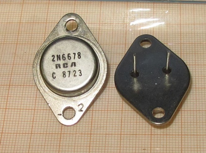 2N6678 Bipolarer Transistor NPN, 400 V, 3 MHz, 175 W, 15 A 